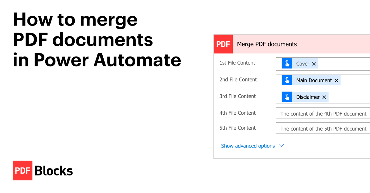How to merge PDF in Power Automate
